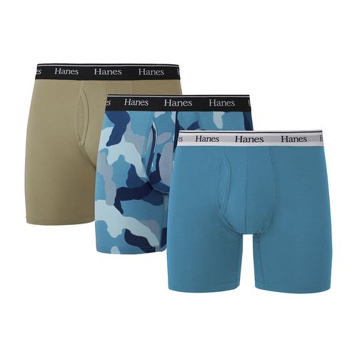 Pack de 3 boxers brief Hanes multicolor para hombre