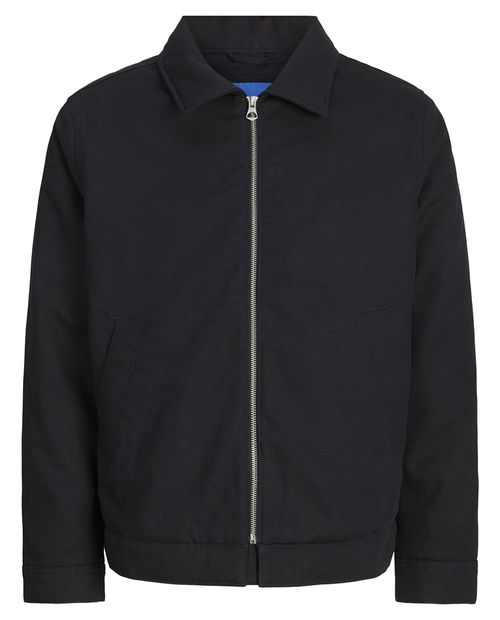 Chaqueta bomber Jack & Jones negra sólida para hombre