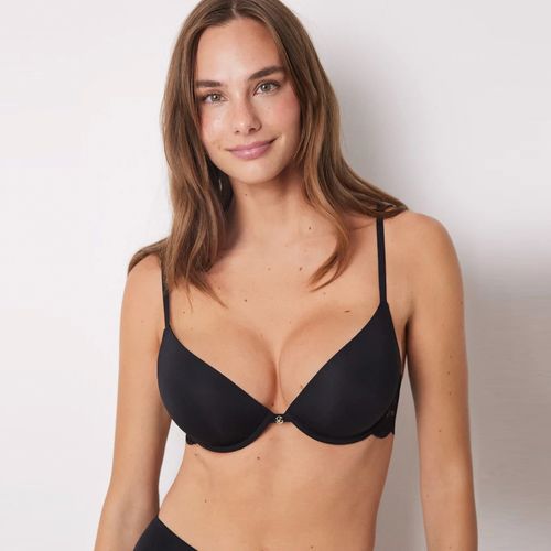 Brassier Women Secret push up copa tipo B negro para mujer
