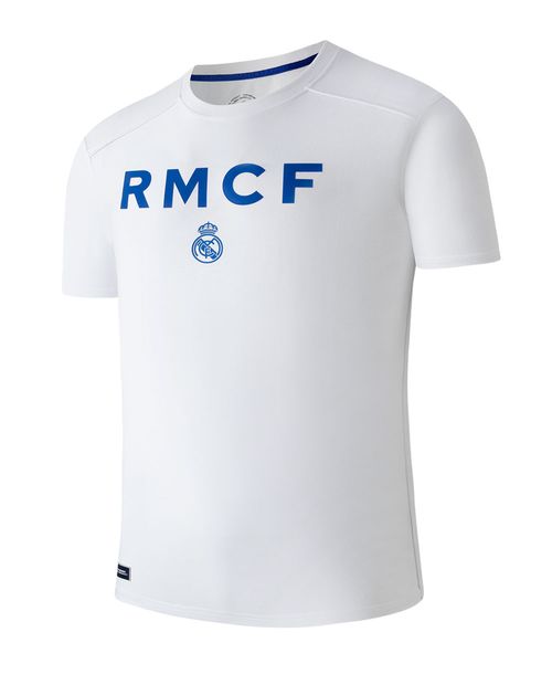 Camiseta deportiva Real Madrid blanca para hombre