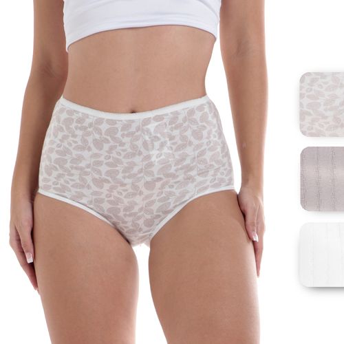 Set de 3 hípsters St Rina de cintura alta para mujer