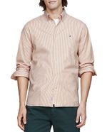 104751226-Camisa-casual-Tommy-Hilfiger-regular-fit-cafe-ocre-rayada-para-hombre