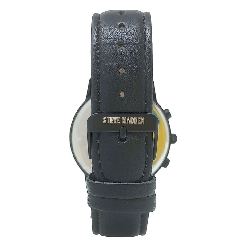 104691567-CYBER-MONDAY-Reloj-Steve-Madden-analogo-cronografo-de-cuero-negro-para-hombre