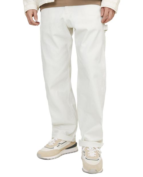 Pantalón worker loose fit Jack & Jones sólido para hombre