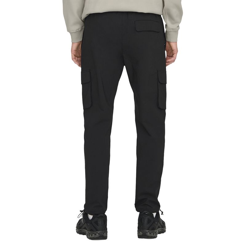 Slim Fit Pantalones Con Bolsillos Laterales Hombre Pantalón Cargo