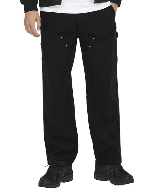 Pantalón Only & Sons loose fit negro sólido para hombre