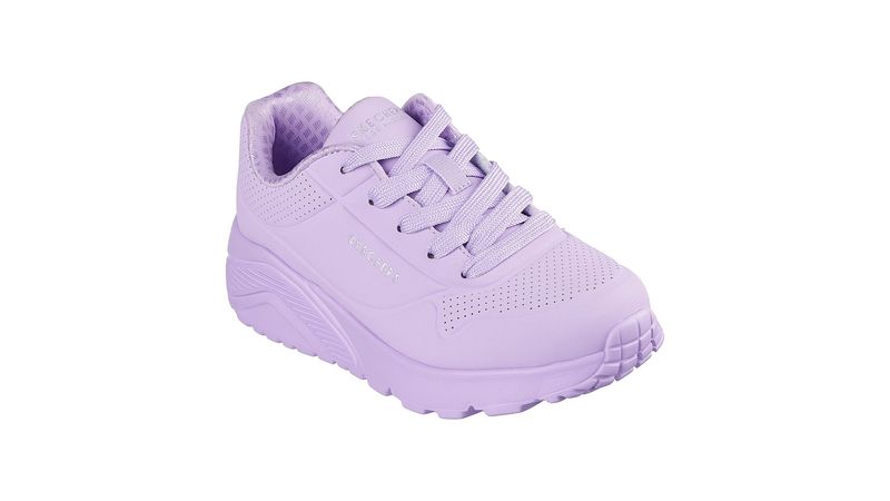 Zapato deportivo casual Skechers morado para niña