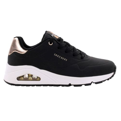 Zapato deportivo casual Skechers color negro para mujer