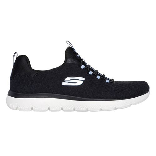 Zapato casual deportivo Skechers Summits color negro para mujer