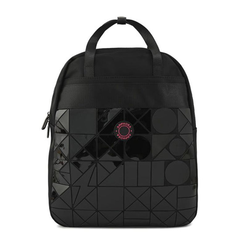 104742064-Backpack-Amphora-Bonjour-color-negro-para-mujer
