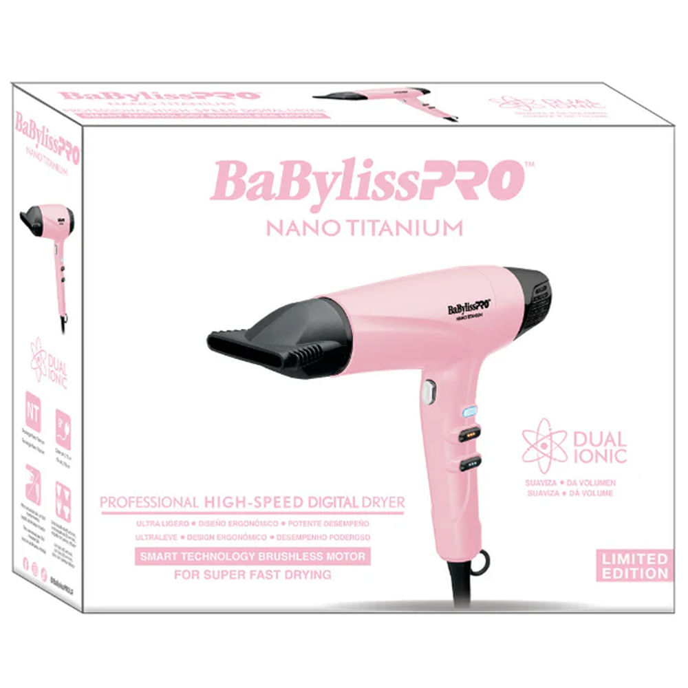 Secadora ionic hig speed rosa Siman El Salvador