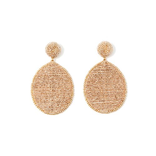 Aretes dorados para mujer