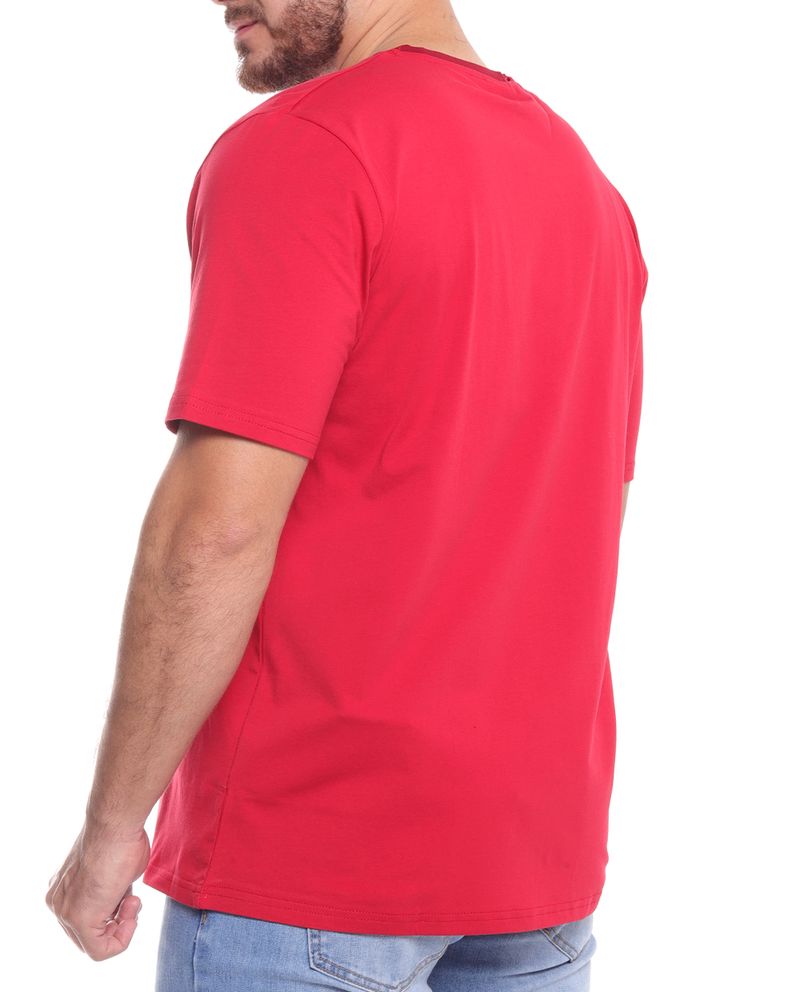 104675914-Camiseta-casual-Gents-roja-rayada-para-hombre