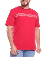 104675914-Camiseta-casual-Gents-roja-rayada-para-hombre