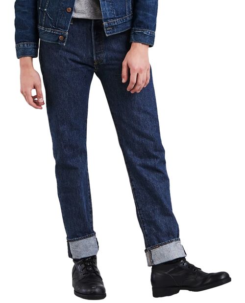 Jeans Levi's 501 azul oscuro original fit para hombre