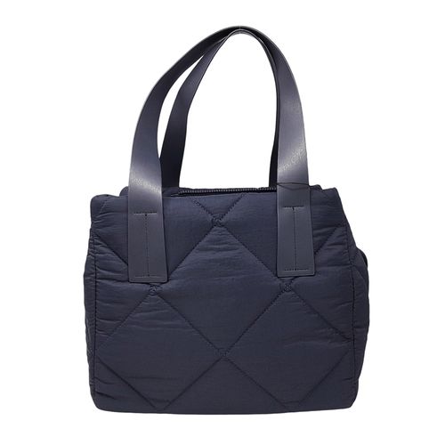 Cartera tote Sabrina color navy para mujer