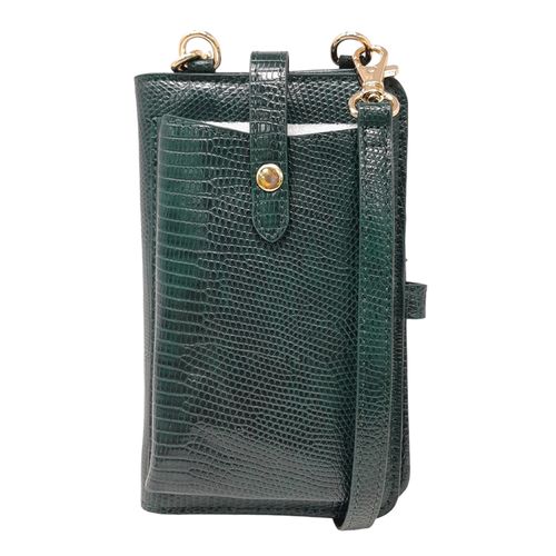 Cartera crossbody Sabrina color verde para mujer