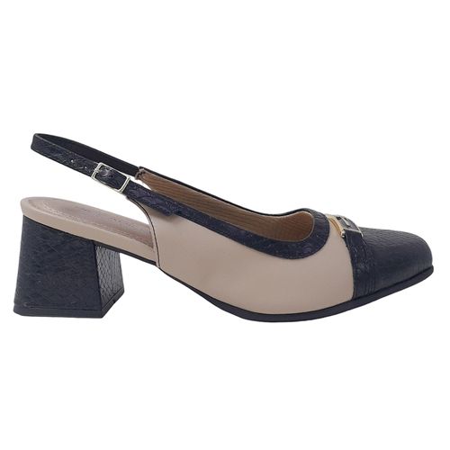 Zapato de vestir Piccadilly color beige/negro para mujer