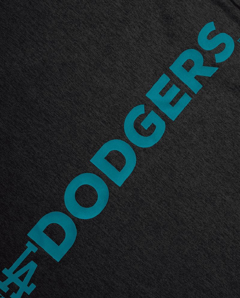 104746254-Camiseta-deportiva-Dodgers-negra-heather-para-hombre