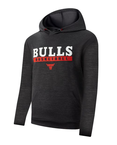 Hoodie deportivo Bulls negro heather para hombre