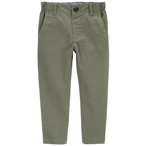 Pantalón verde sólido para niño