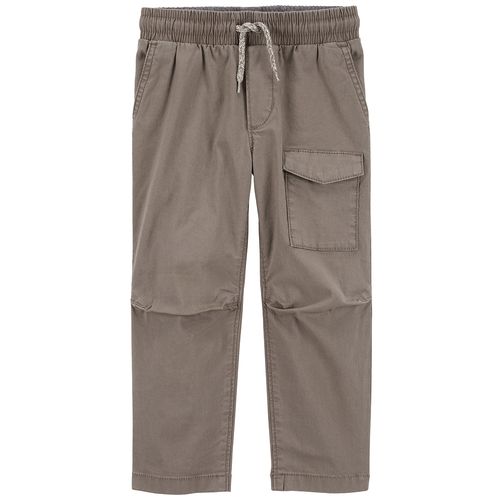 Pantalón beige sólido para niño