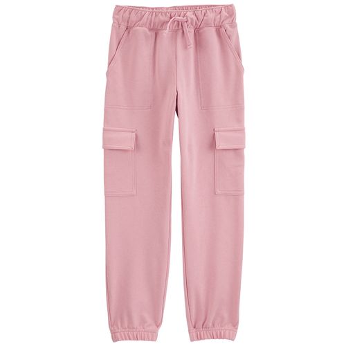 Pantalón rosado sólido para niña