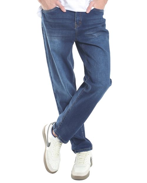 Jeans Orange relaxed fit azul denim para hombre
