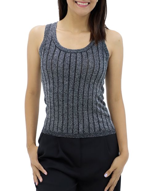 Camiseta Unexpected tank top rayada para mujer