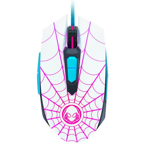 Mouse óptico Ghost Spider con luz cableado