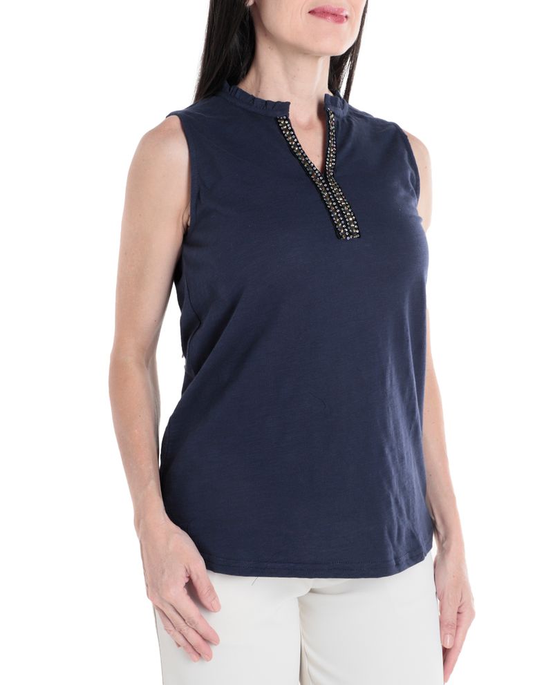 104604660-Blusa-Nicolle-formal-azul-sin-mangas-para-mujer
