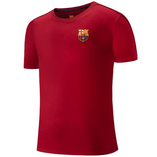 Camiseta roja estampada del F.C Barcelona para niño