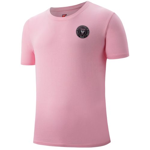 Camiseta rosada con estampado del equipo del INTER MIAMI CF para niño