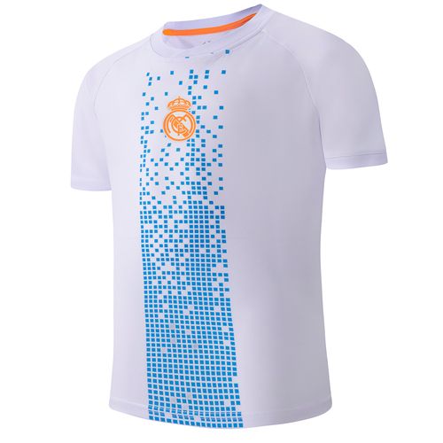 Camiseta blanca con estampado del equipo Real Madrid para niño