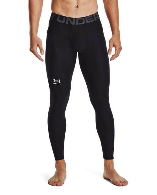 Malla deportiva HeatGear® Under Armour negra estampada para hombre