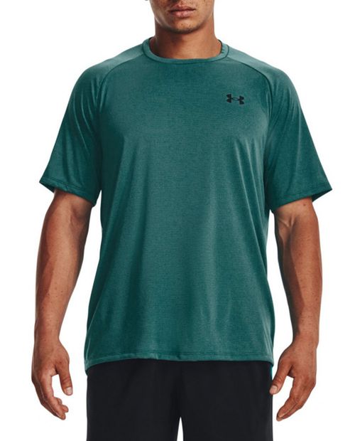 Camiseta deportiva Under Armour verde estampada para hombre