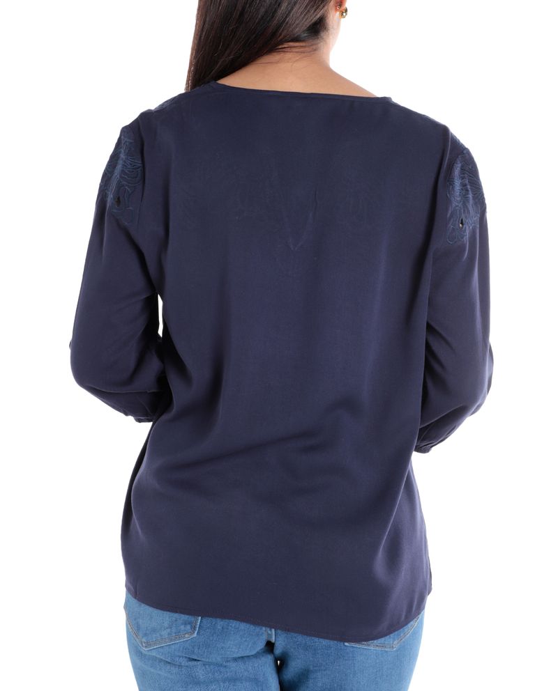 104563191-Blusa-Nicolle-formal-azul-mangas-3-4-para-mujer