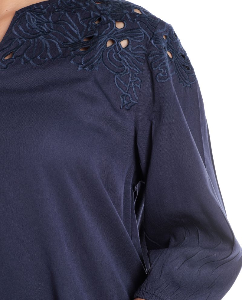 104563191-Blusa-Nicolle-formal-azul-mangas-3-4-para-mujer