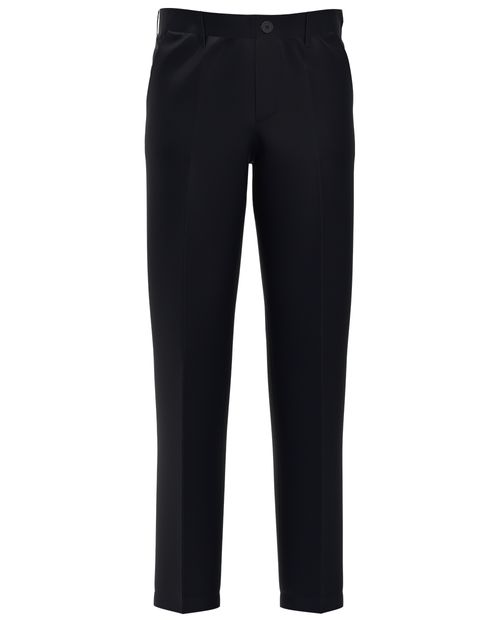 Pantalón classic fit Oscar de la Renta dark navy con textura para hombre