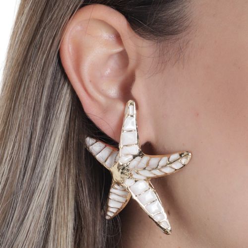 Aretes de estrella de mar para mujer