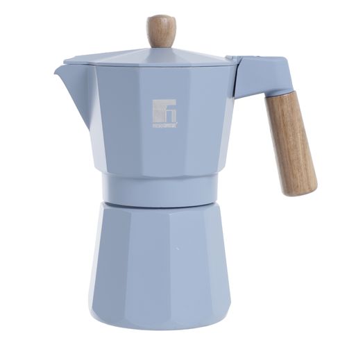 Cafetera de aluminio para 6 tazas