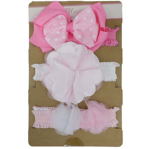 Set de 3 binchas para bebé niña