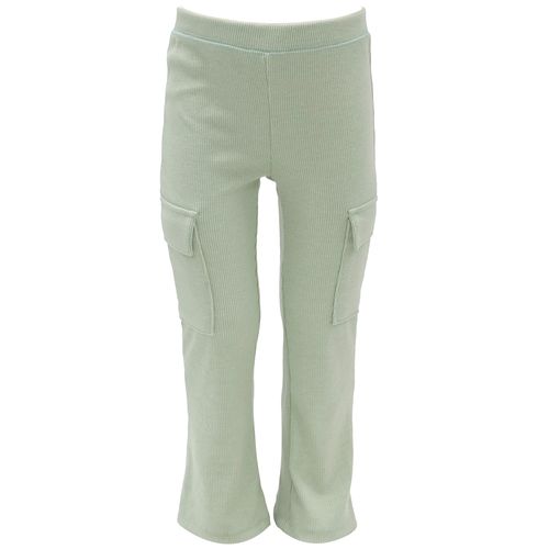 Pantalón verde sólido para niña