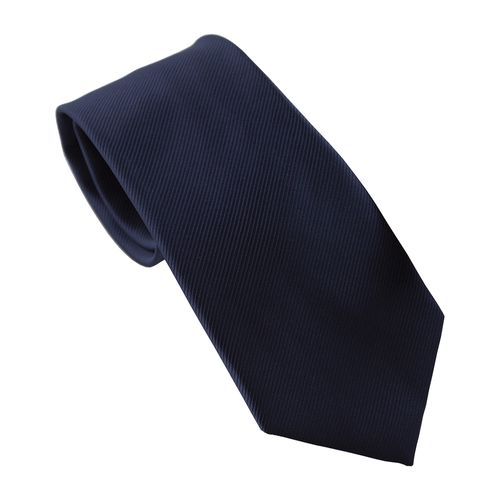 Corbata Oscar de la Renta regular fit azul navy rayas texturizadas para hombre