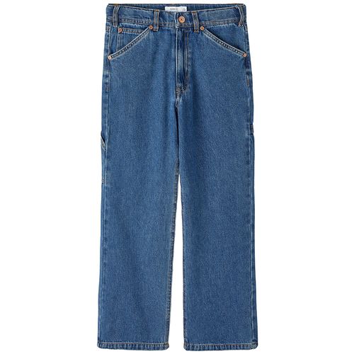 Jeans azul sólido para niño