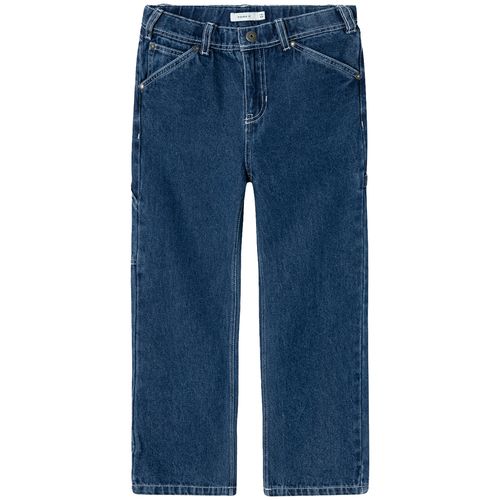 Jeans azul sólido para niño