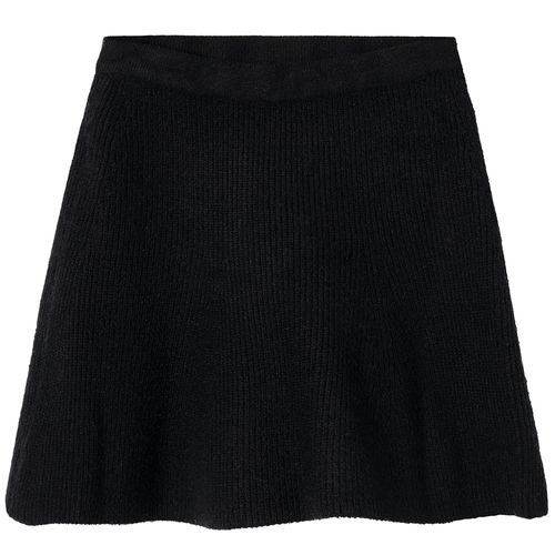 Falda negra sólido para niña