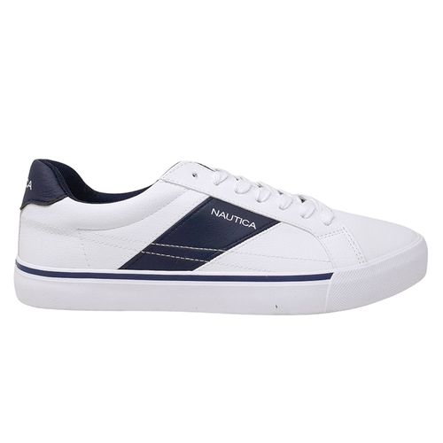 Zapato deportivo casual Nautica color blanco/azul para hombre