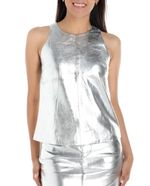 104605212-Blusa-Unexpected-halter-plateada-sin-mangas-para-mujer