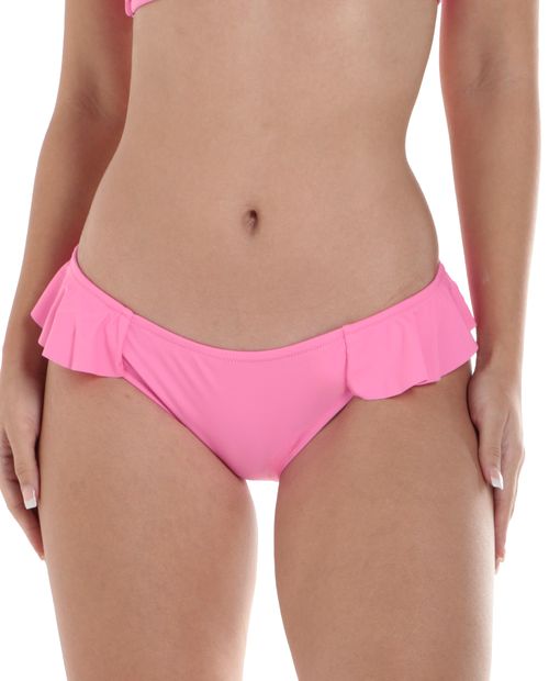 Bikini bottom Raisins and Leilani rosado de cintura corta para mujer